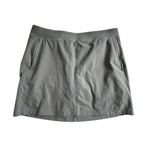Kuhl Gray Performance Skort‎ Built In Shorts M Hiking Outdoor Travel Pocket